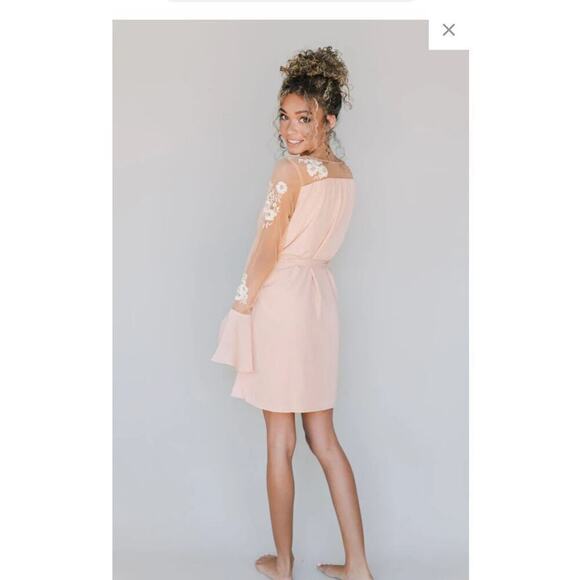 Robed With Love Women’s Pink Hildy Robe / Size- Small - Picture 12 of 16